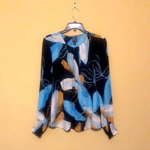 Worthington Multi Color Blouse (L)